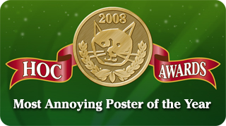 Most Annoying poster of 2008