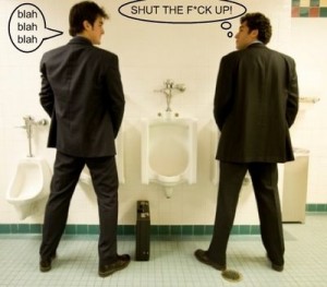 Notice the one-urinal divider...