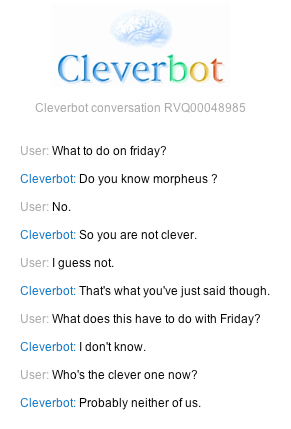 Cleverbot Friday